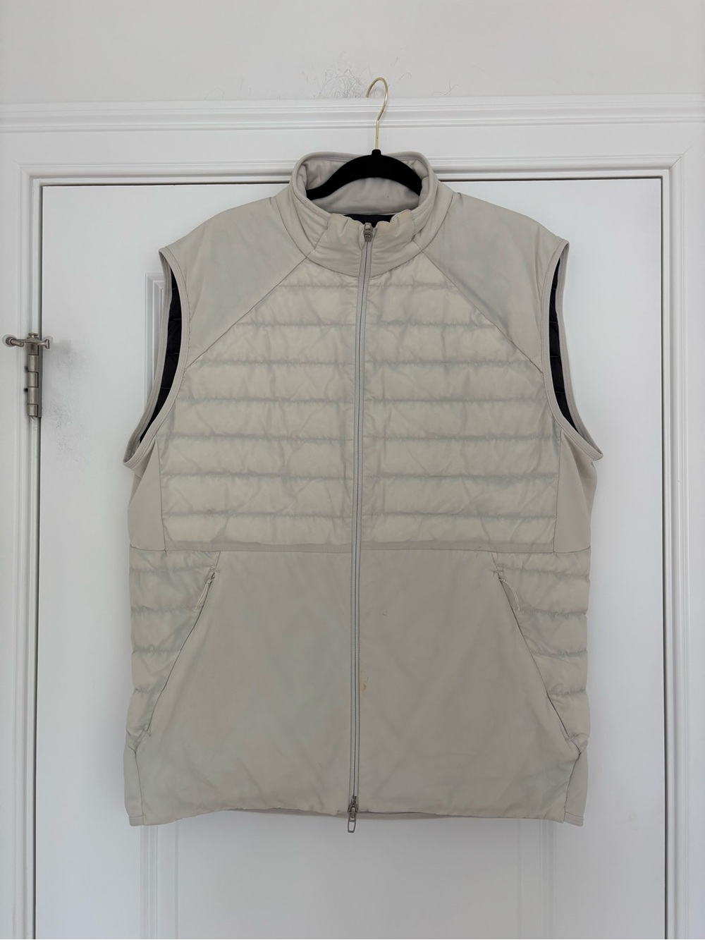 Lululemon Men's Lightweight Quilted Vest - Cream